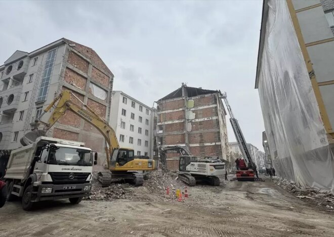 Hilal Apartmanı Yıkımı Tamamlandı